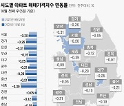 전국도 서울도.. 아파트값, 지난주 이어 이번주도 '10년만' 최대 낙폭