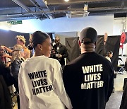 칸예 웨스트의 폭주, "백인 삶도 중요" 티셔츠 만들어 [할리웃통신]