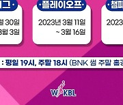 2022-2023시즌 여자프로농구 30일 개막..신한은행-KB 격돌