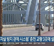 '자살 방지 관제 시스템' 춘천 교량 3곳에 설치