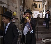 APTOPIX Israel Sukkot