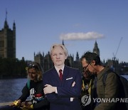 Britain Assange Protest