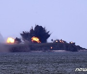 북한, 공군 동원해 합동 화력 타격 훈련 진행