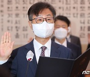 [국감]최재해 감사원장 '국감 선서'