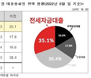 전세대출 변동금리 비중 94%.."이자 또 늘어난다"