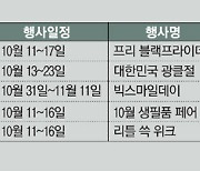 '한국판 블프' 뜬다..10월 초특가 행사 봇물