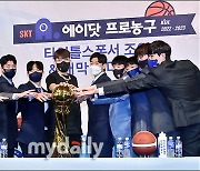 KBL 프로농구, '10구단 대표 선수들 한자리에' [MD포토]