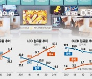 中 LCD 점유율, 韓의 4배..OLED 시장도 5년새 1%→16%로