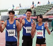 충북, 전국체전 육상 4x400m 믹스릴레이 한국 新 수립