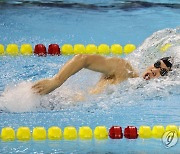 [전국체전] 황선우, 계영 400m서 3번째 금메달..강원 선발 한국 신기록