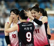 女프로배구 KGC인삼공사, 팬들과 함께 2022-23시즌 출정식