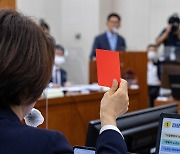 김문수 "신영복 존경하는 文, 김일성 주의자"..野 국감 '퇴장' 조치