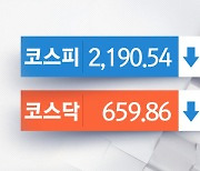 코스피, 외국인·기관 '팔자'..네이버 3% 가까이 하락