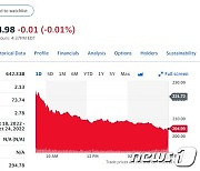 기술주 급락, 테슬라 7.55% 폭락한 204달러에 마감