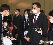 국제기능올림픽 한국 선수단 만난 이재용 부회장