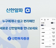 신한투자증권, 앱 하나로 투자 정보 확인·자산관리 '신한알파'