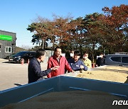 이완섭 서산시장, 공공비축미곡 수매현장 찾아 농업인 격려