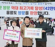 “매력이 넘치는 울릉도로 오세요!” … 역대 최대 42만 입도객 달성