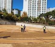 부산 정관읍, 장기 방치 학교부지에 유채꽃밭 조성