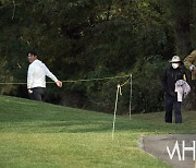 [Ms포토]PGA 브라더스 김주형-김시우 '형 여기 까지에요'