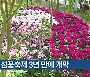 거제 섬꽃축제 3년 만에 개막