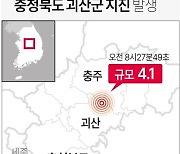 [그래픽] 충청북도 괴산군 지진 발생