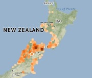 뉴질랜드서 규모 5.3 지진 발생