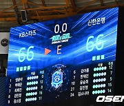 신한은행-KB스타즈 개막전부터 66-66, 승부는 연장으로 [사진]