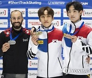 '혼성계주+1500m 1위' 쇼트트랙 박지원, 월드컵 1차대회 2관왕