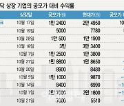 '투심 꽁꽁'…10월 새내기株 절반 공모가보다 못하네