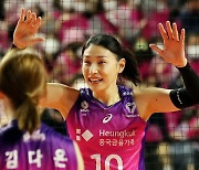 Kim Yeon-koung helps Pink Spiders dominate first two games