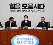 [헤럴드pic] 발언하는 더불어민주당 이재명 대표