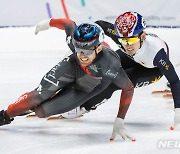 홍경환, 쇼트트랙 1000m 은메달