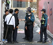 이태원 참사 현장 상인 '제 지내려고요'