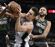 Timberwolves Spurs Basketball