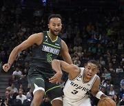 Timberwolves Spurs Basketball