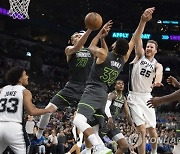 Timberwolves Spurs Basketball