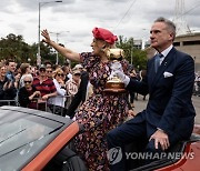 AUSTRALIA HORSE RACING MELBOURNE CUP PARADE