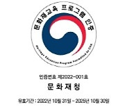 문화재청, 2022년 문화재교육 프로그램 15개 최종 인증