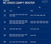 NC다이노스, 1일부터 창원서 마무리훈련 'CAMP1' 돌입