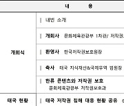 온라인 저작권 침해 대응…태국과 공조한다