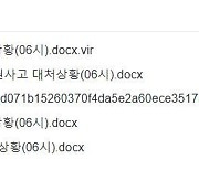 '이태원 사고 대처상황.docx' 조심하세요, 이 파일 눌렀다간…