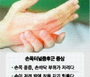 손목 통증, 손끝 찌릿 '손목터널증후군'