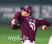 [MD포토] 안우진 '강렬한 눈빛'