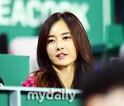 [MD포토] 하원미 '남편 추신수 응원하러 왔어요'