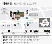 [그래픽] 이태원 참사 발생 전 112 신고 내역