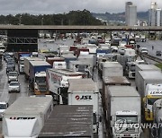 BRAZIL ELECTIONS TRUCK DRIVERS PROTEST