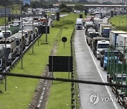 BRAZIL ELECTIONS TRUCK DRIVERS PROTEST