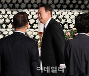 [포토]합동분향소 찾은 윤석열 대통령