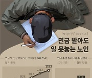 [오늘의 그래픽] "생활비 부족" 연금 받아도 일 못놓는 노인